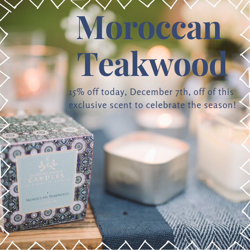 Stuff your Stocking with the Moroccan Teakwood Candle