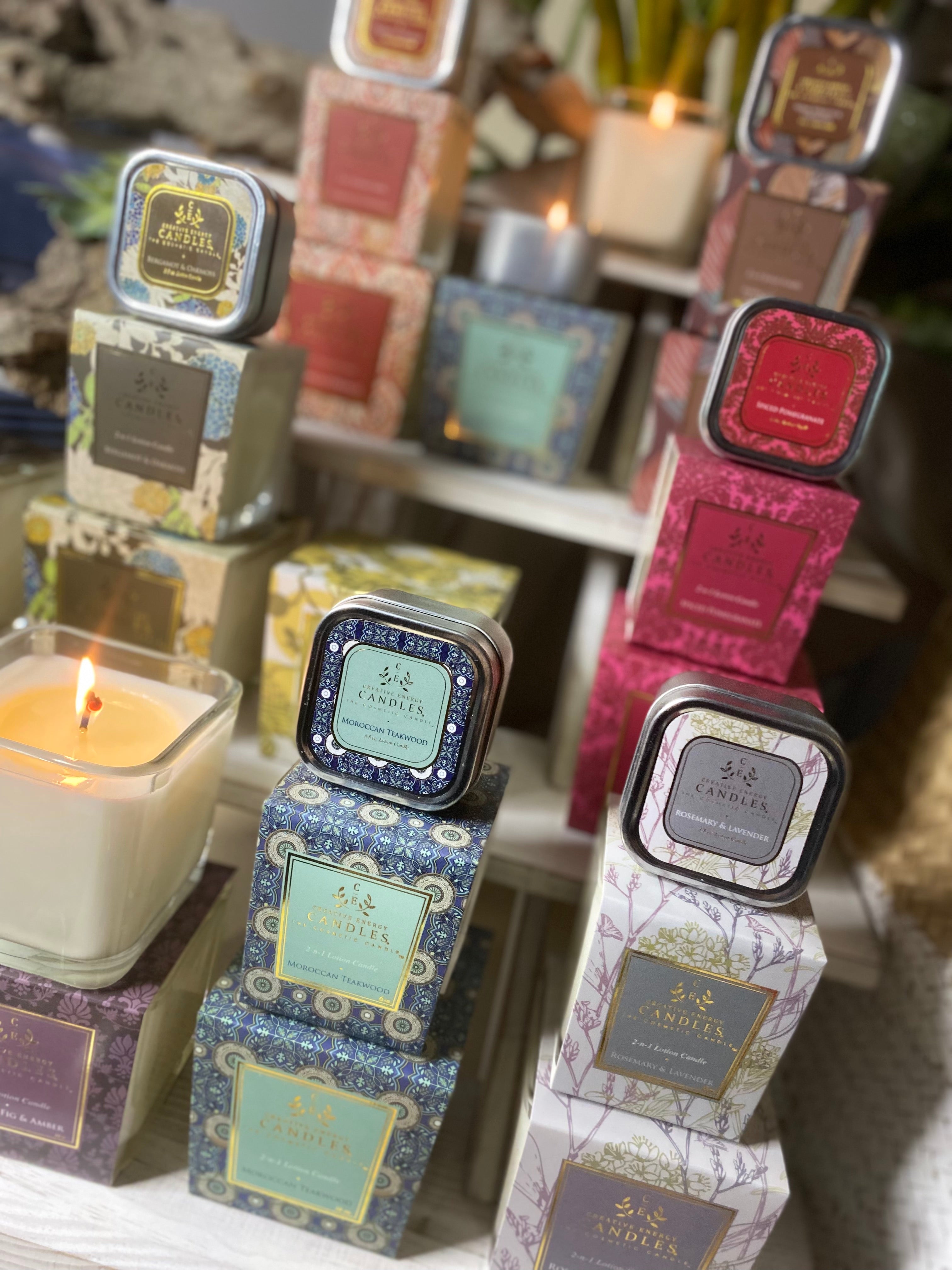 candles that melt into lotion