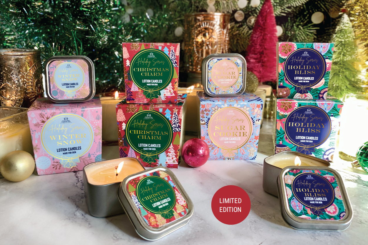 holiday Lotion Candles