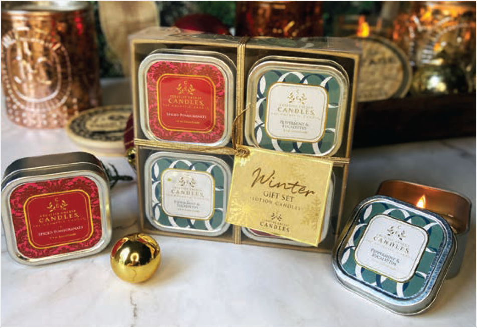 Winter 2-in-1 Soy Lotion Candles - Creative Energy Candles