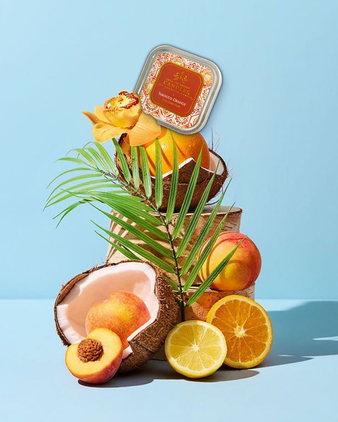 Tarocco Orange Soy Lotion Candle - Creative Energy Candles