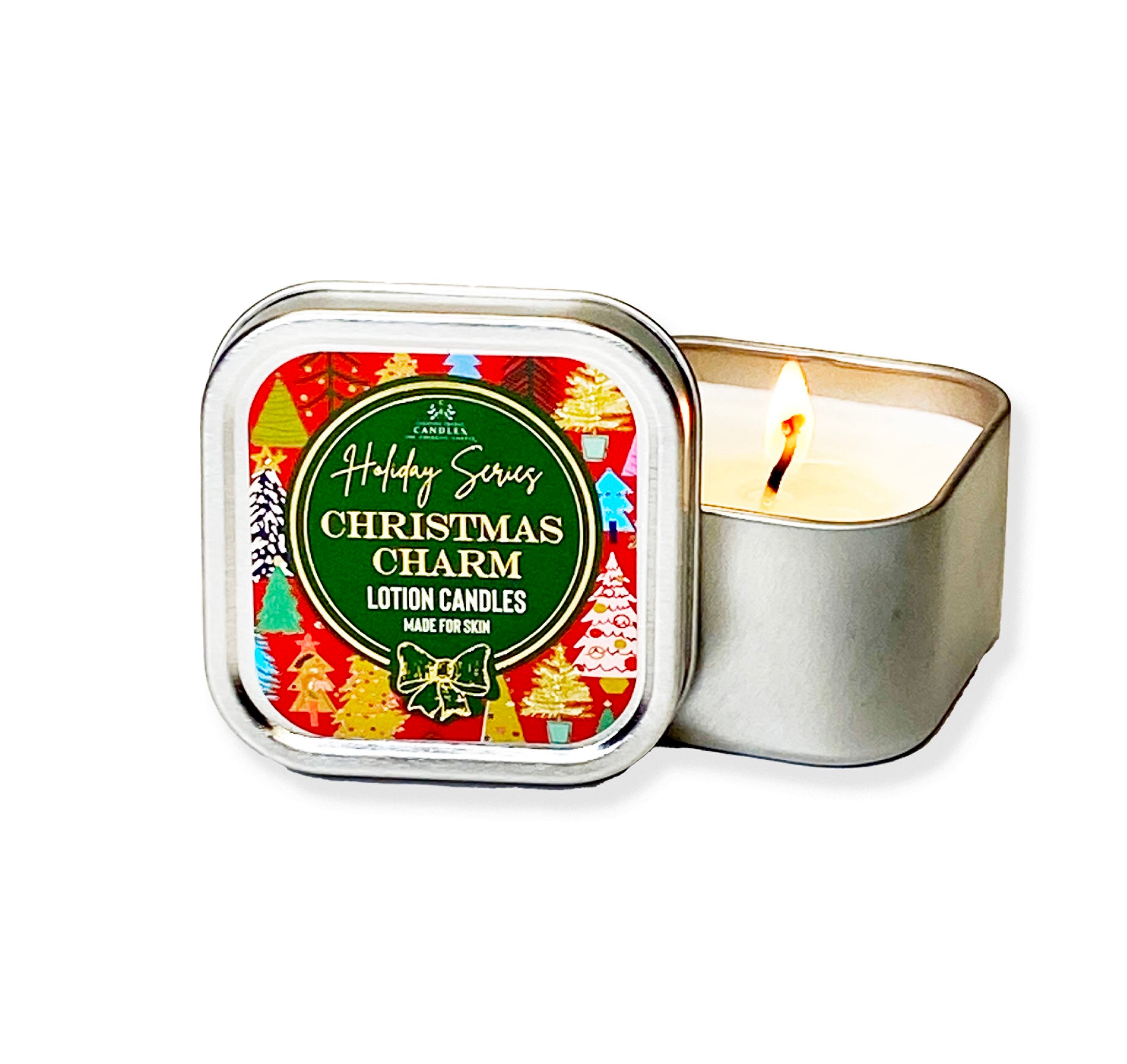 Christmas Charm ~ Soy Lotion Candle - Creative Energy Candles