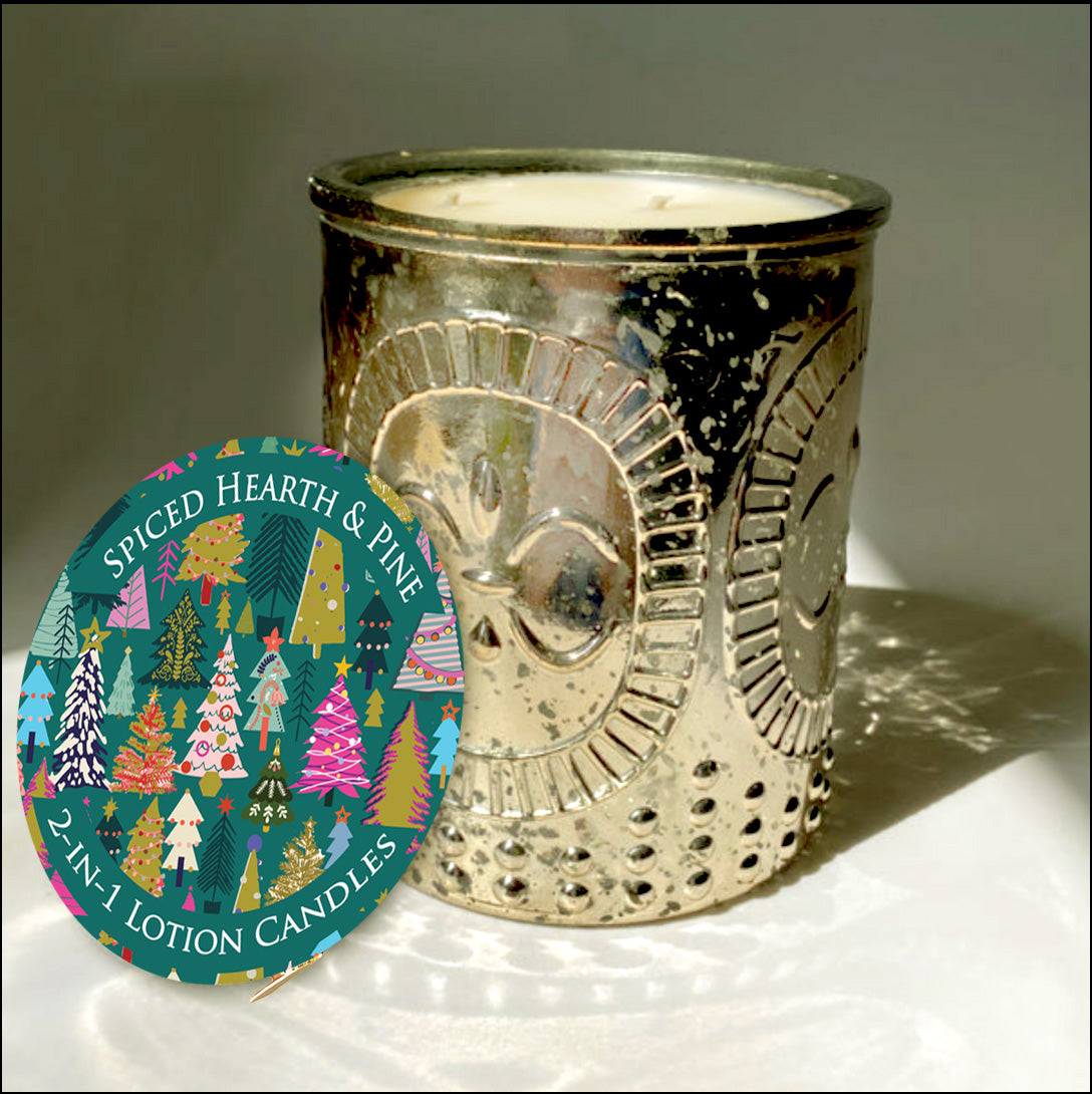 Spiced Hearth 18 oz ~ Lotion Candle - Creative Energy Candles