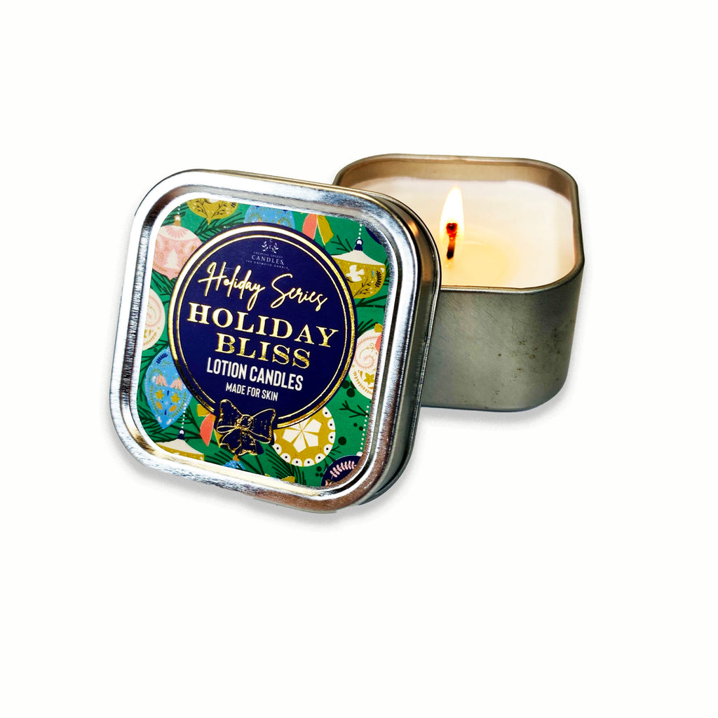 Holiday Bliss ~ Soy Lotion Candle - Creative Energy Candles