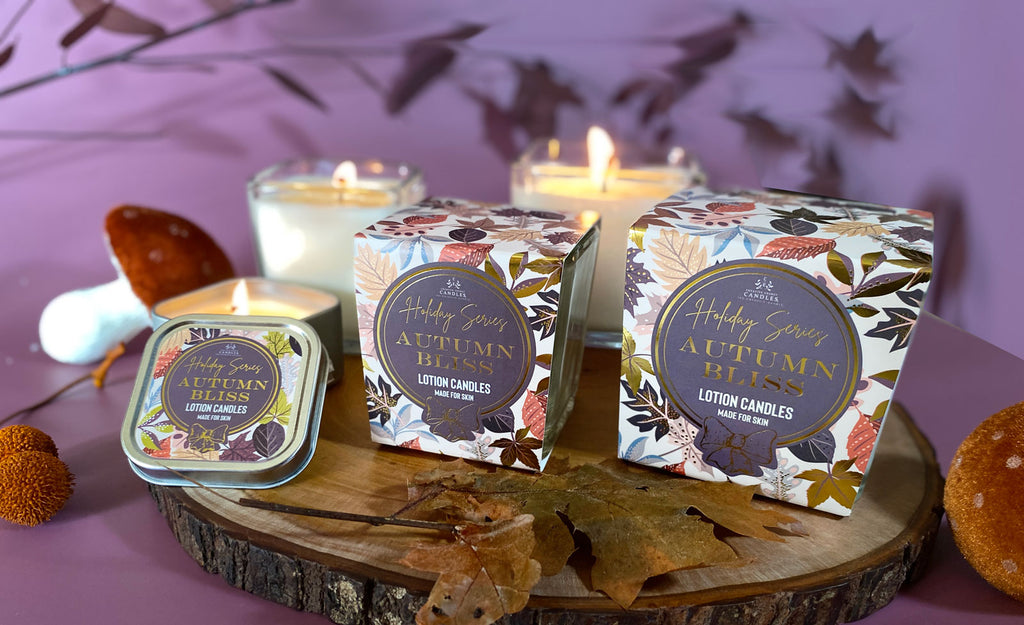 Autumn Bliss ~ Soy Lotion Candle - Creative Energy Candles