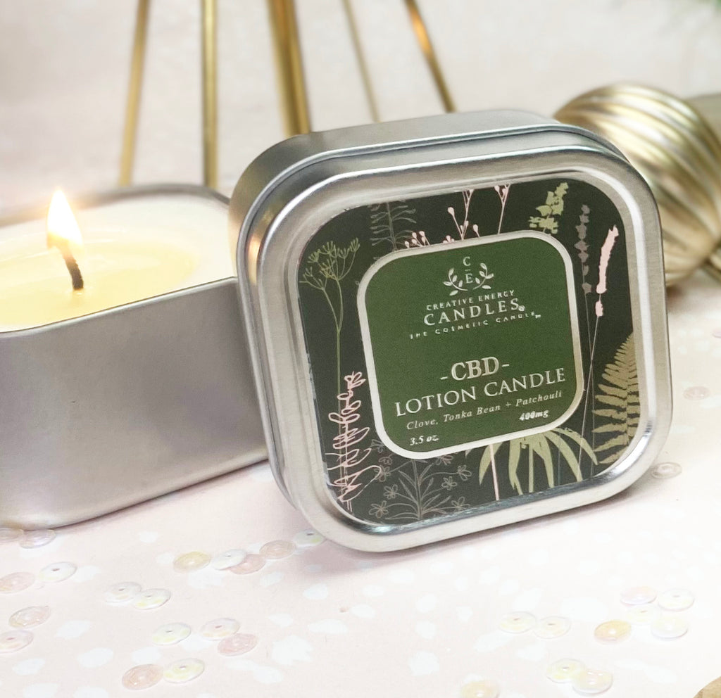Clove CBD 2-in-1 Lotion Candles - Creative Energy Candles