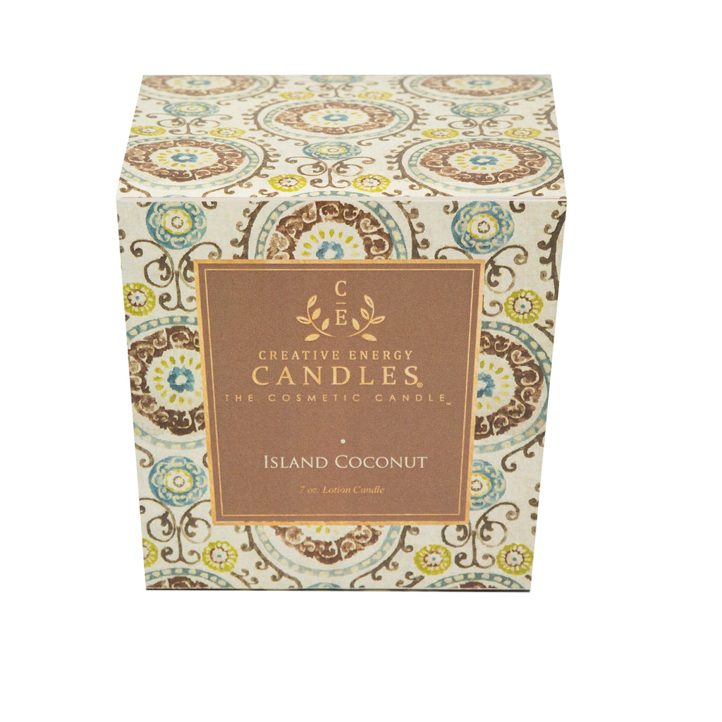 Island Coconut Soy Lotion Candle - Creative Energy Candles